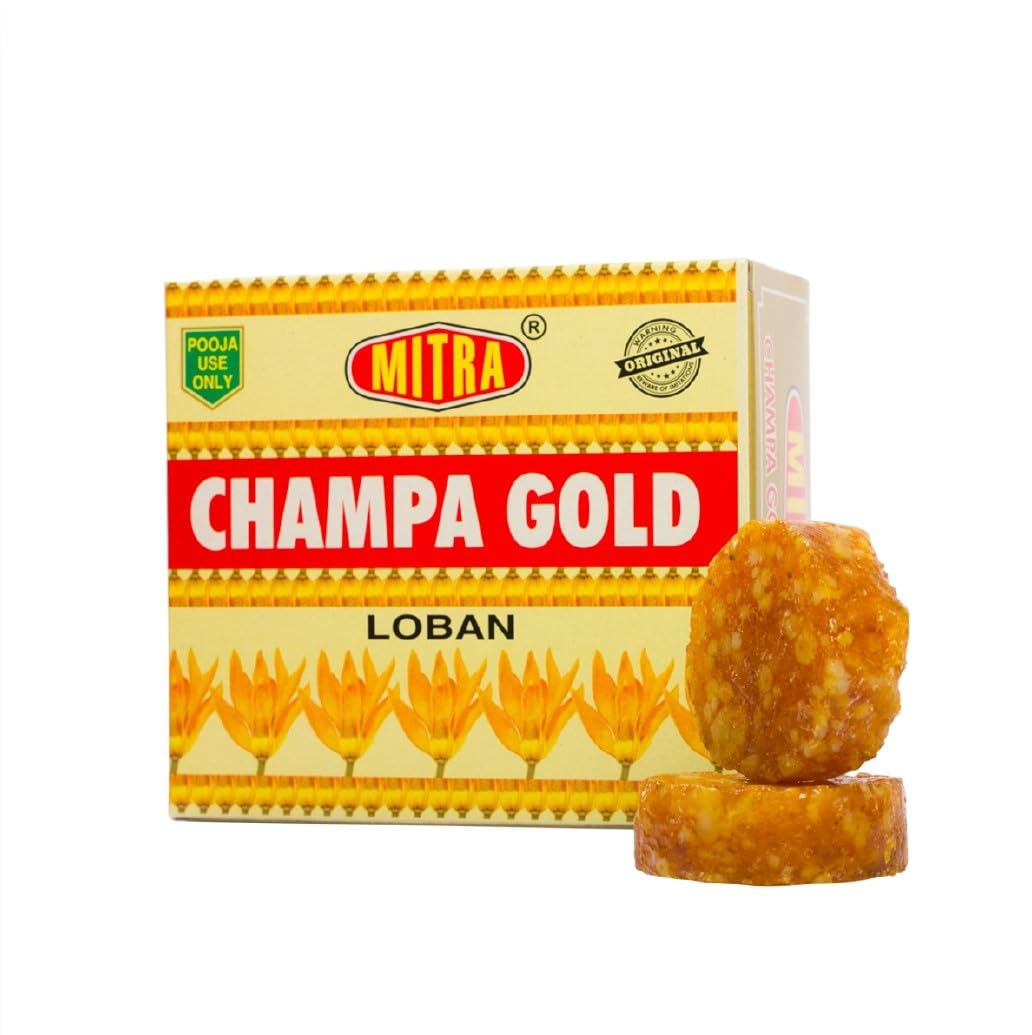 MITRA Champa Gold SAMBRANI (LOBAN) (Pack of 10 X 50gm =500gm